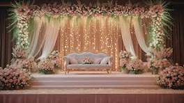 wedding background decoration