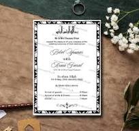 wedding card